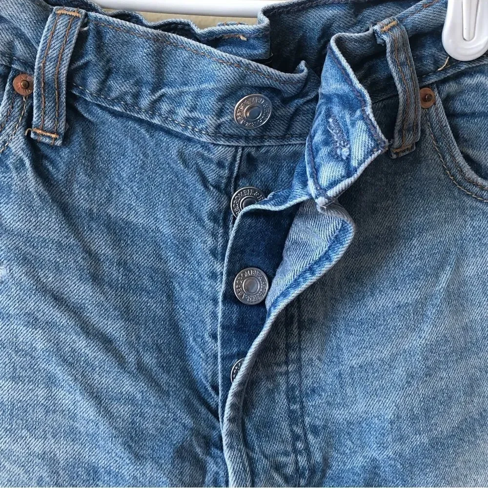 Abercrombie and Fitch High Rise Jean Shorts